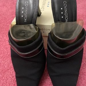 Covington Tank -- Black, Mule Heel -- Size 7